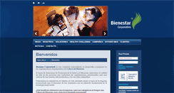 Desktop Screenshot of bienestarcorporativo.com
