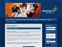 Tablet Screenshot of bienestarcorporativo.com